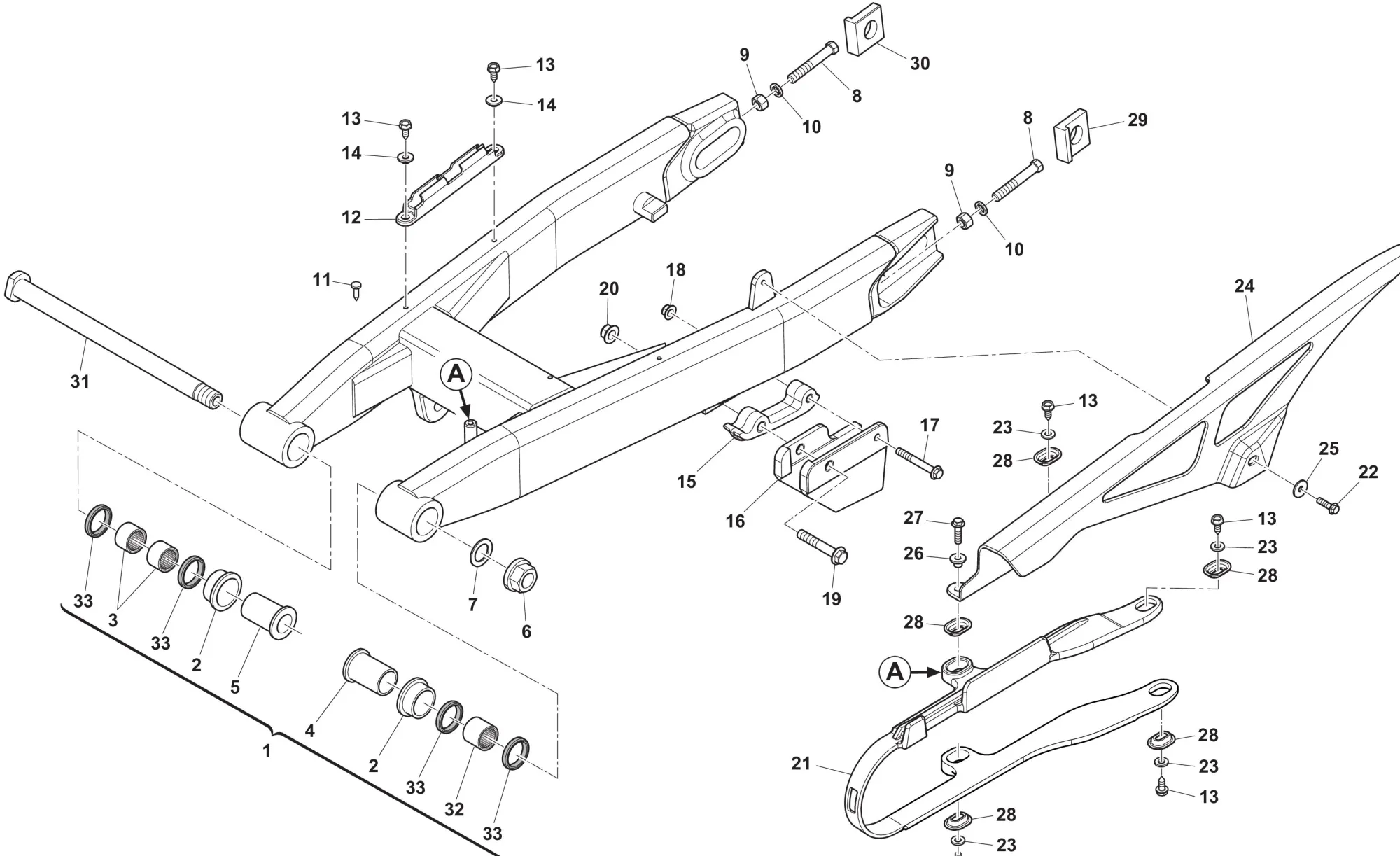 Hinterradschwinge Hinterradschwinge
