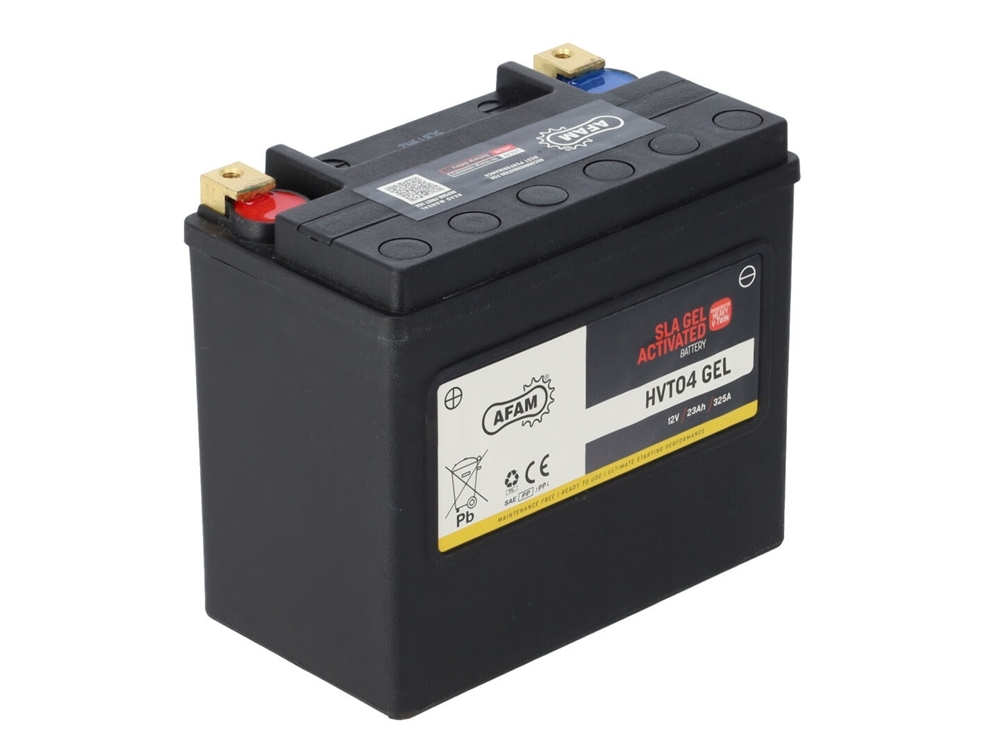 AFAM HVT 04 GEL SLA Batterie 12V 23AH 325A - Einbaufertig (YTX20HL-BS YB16L-B 65989 66000211 HVT04) AFAM HVT 04 GEL SLA Batterie 12V 23AH 325A - Einbaufertig (YTX20HL-BS YB16L-B 65989 66000211 HVT04)