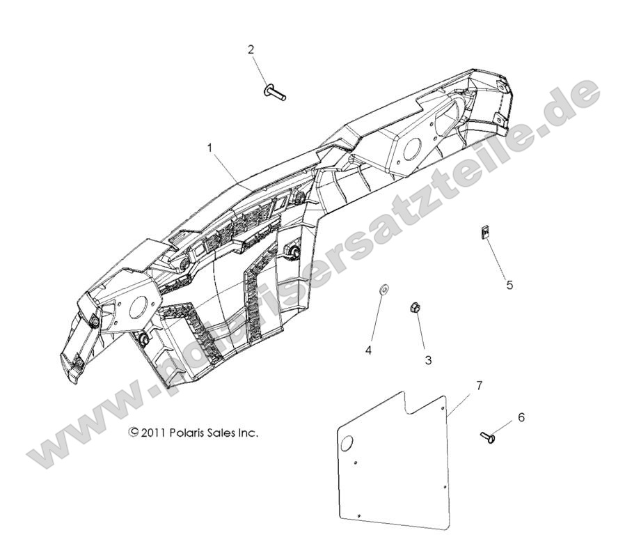 BODY, REAR BUMPER