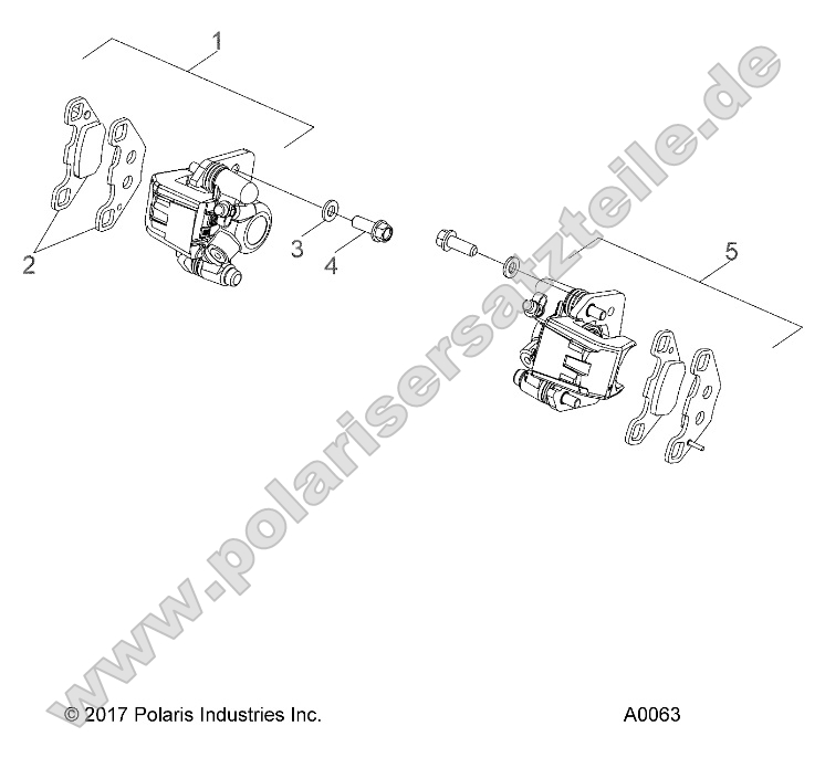 Brakes, Caliper, Front Brakes, Caliper, Front