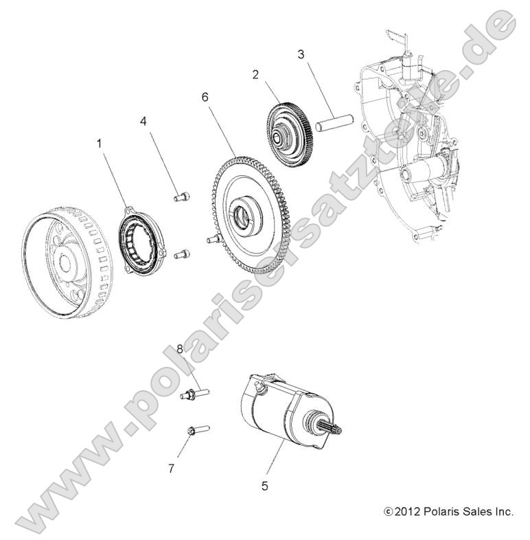 ENGINE, STARTER and DRIVE ENGINE, STARTER and DRIVE