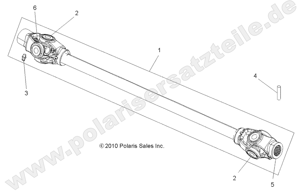 DRIVE TRAIN, PROP SHAFT, FRONT DRIVE TRAIN, PROP SHAFT, FRONT