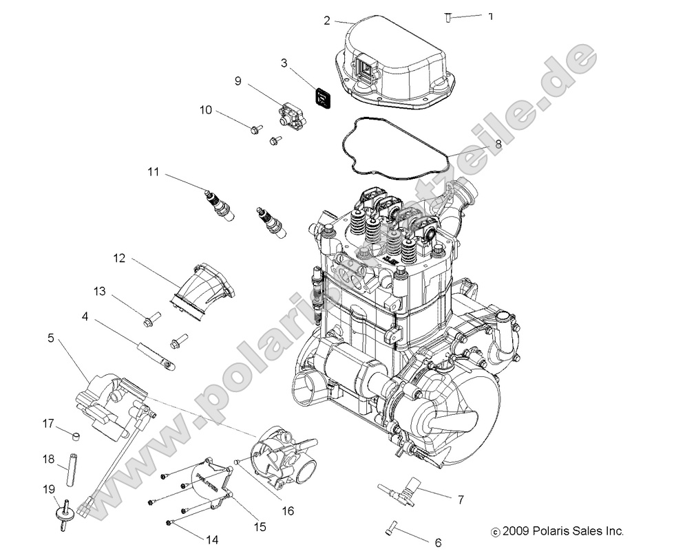 ENGINE, THROTTLE BODY and VALVE COVER ENGINE, THROTTLE BODY and VALVE COVER