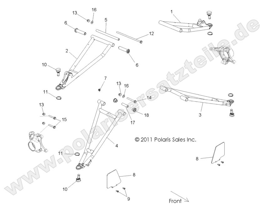 SUSPENSION, FRONT CONTROL ARMS SUSPENSION, FRONT CONTROL ARMS