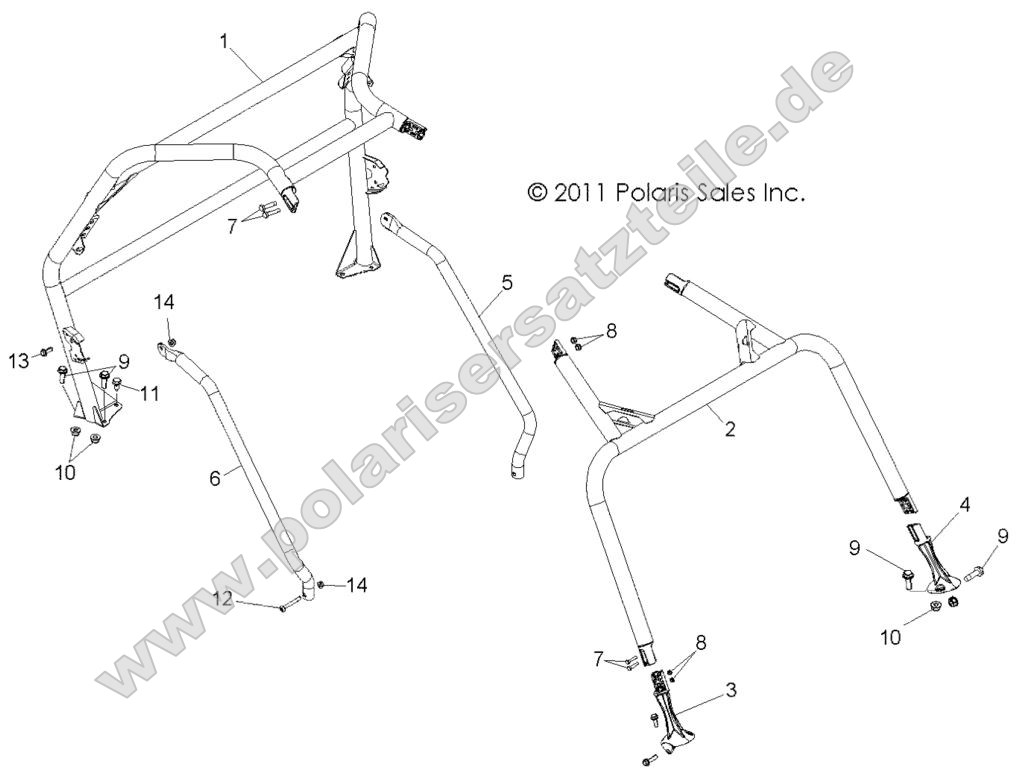CHASSIS, CAB FRAME and SIDE BARS CHASSIS, CAB FRAME and SIDE BARS