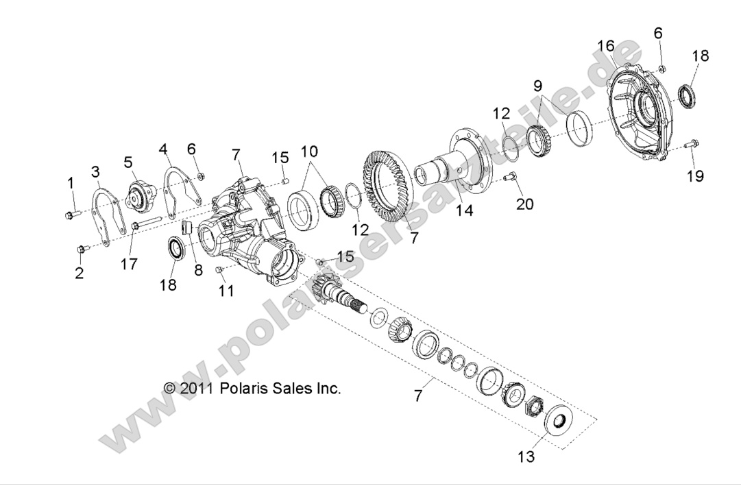 DRIVE TRAIN, GEARCASE, CARRIER, INTERNAL COMPONENTS DRIVE TRAIN, GEARCASE, CARRIER, INTERNAL COMPONENTS