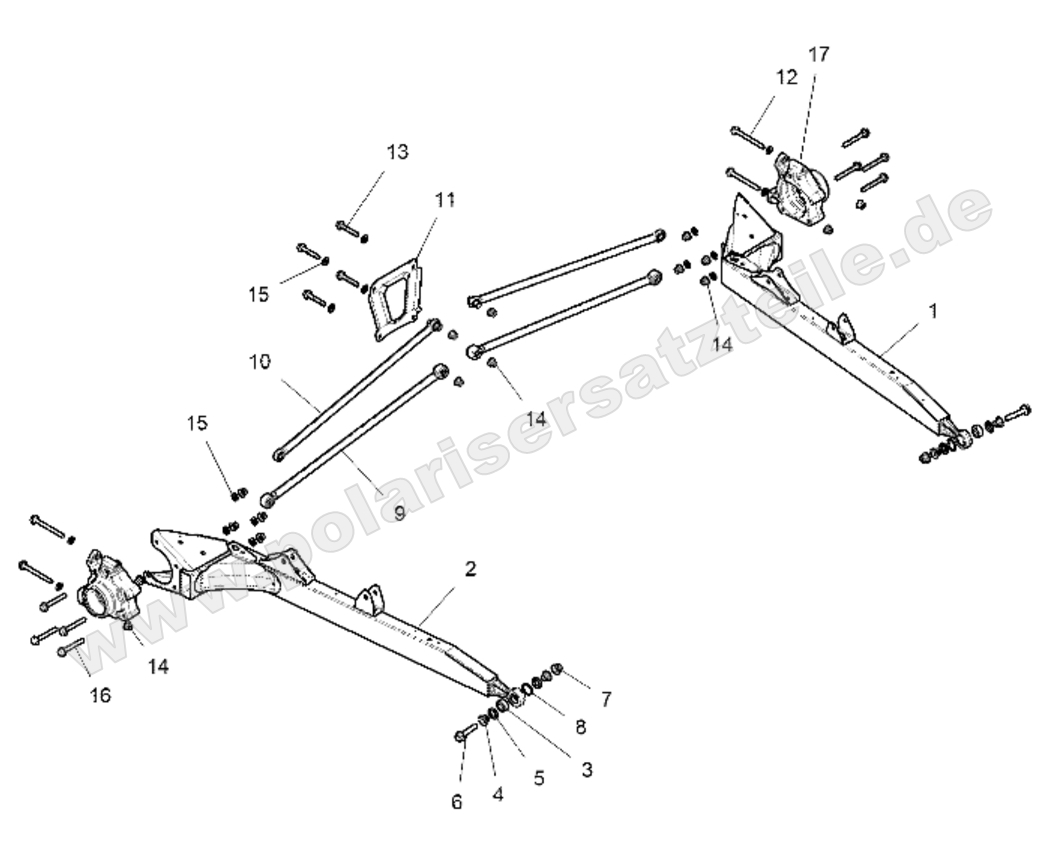 SUSPENSION, REAR CONTROL ARMS SUSPENSION, REAR CONTROL ARMS