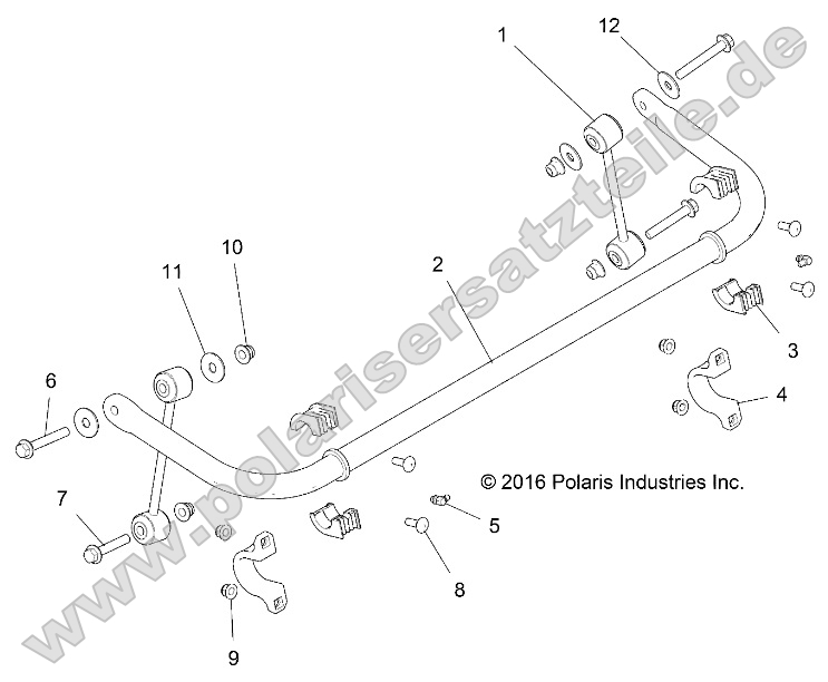 Suspension, Stabilizer Bar, Rear Suspension, Stabilizer Bar, Rear
