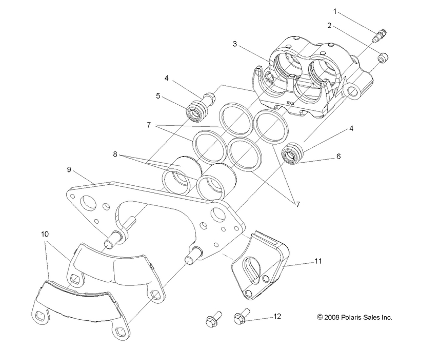 BRAKES, FRONT CALIPER BRAKES, FRONT CALIPER