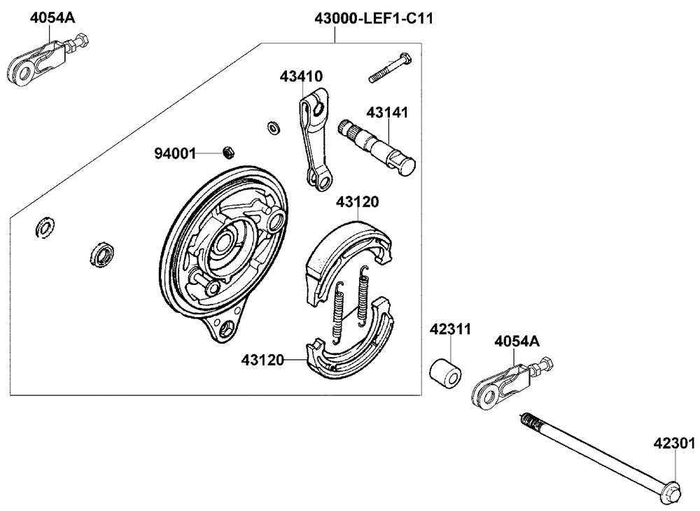 Bremse hinten Bremse hinten
