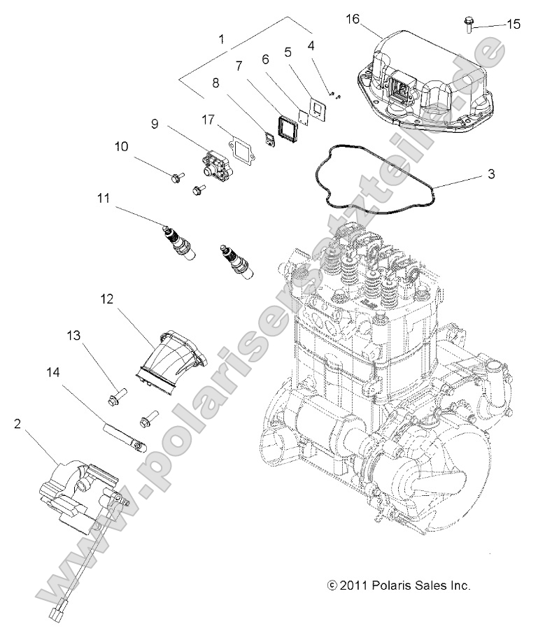 Engine, Throttle Body Mounting