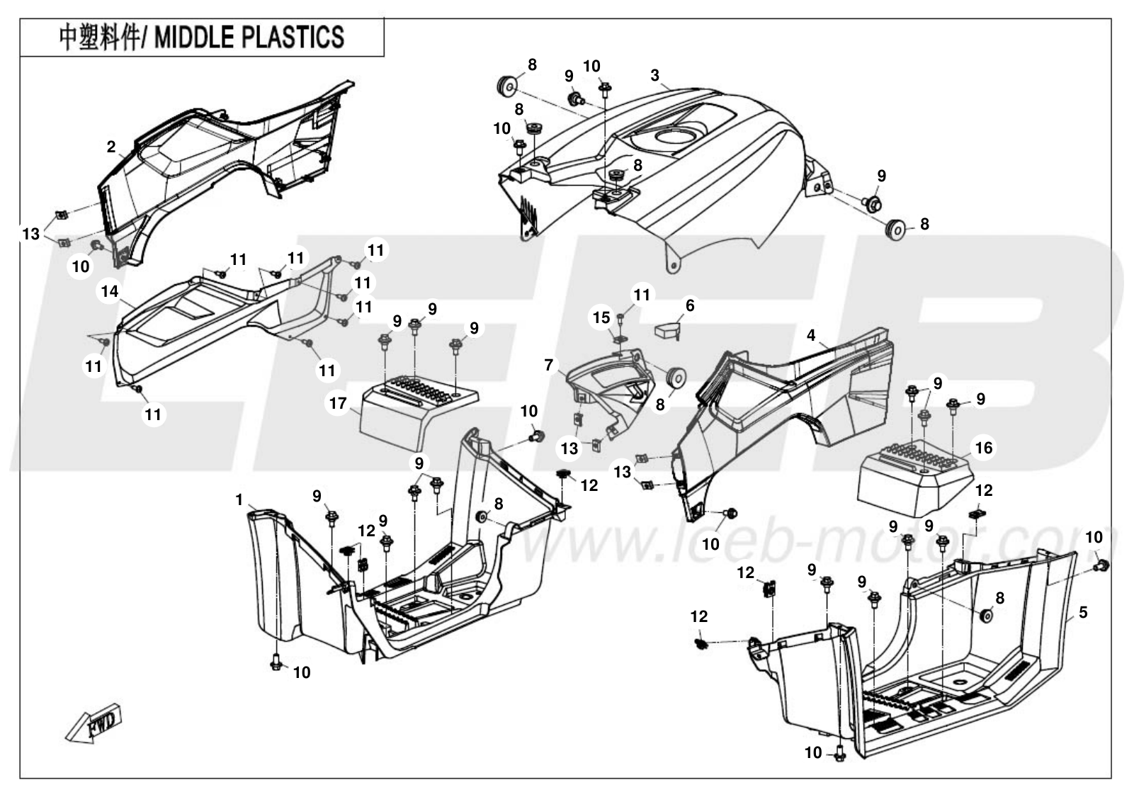 F04-2 MIDDLE PLASTICS