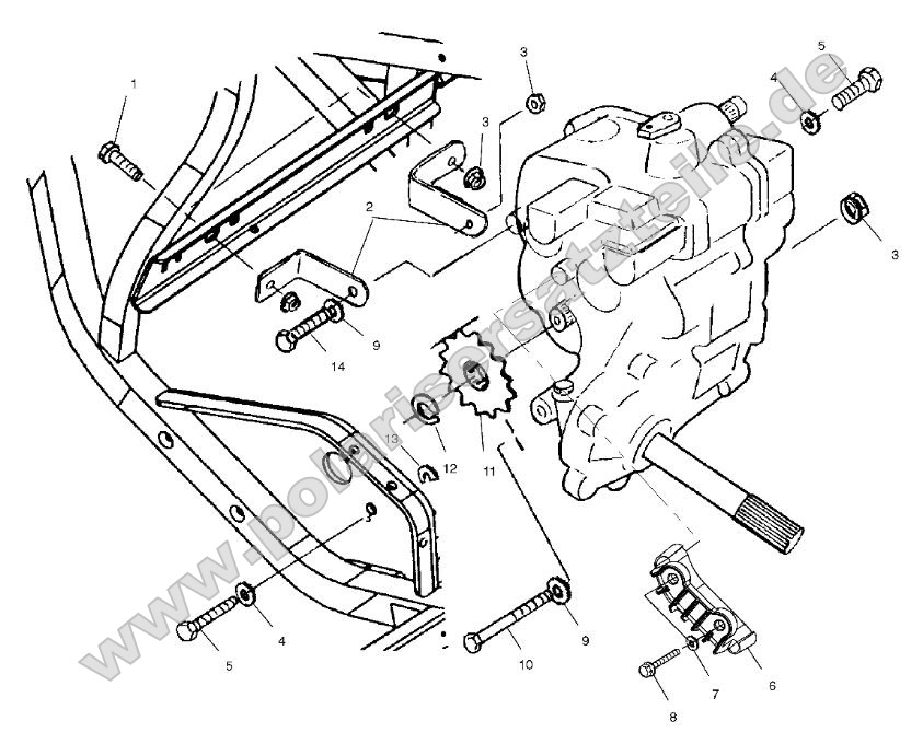 Gearcase Mounting