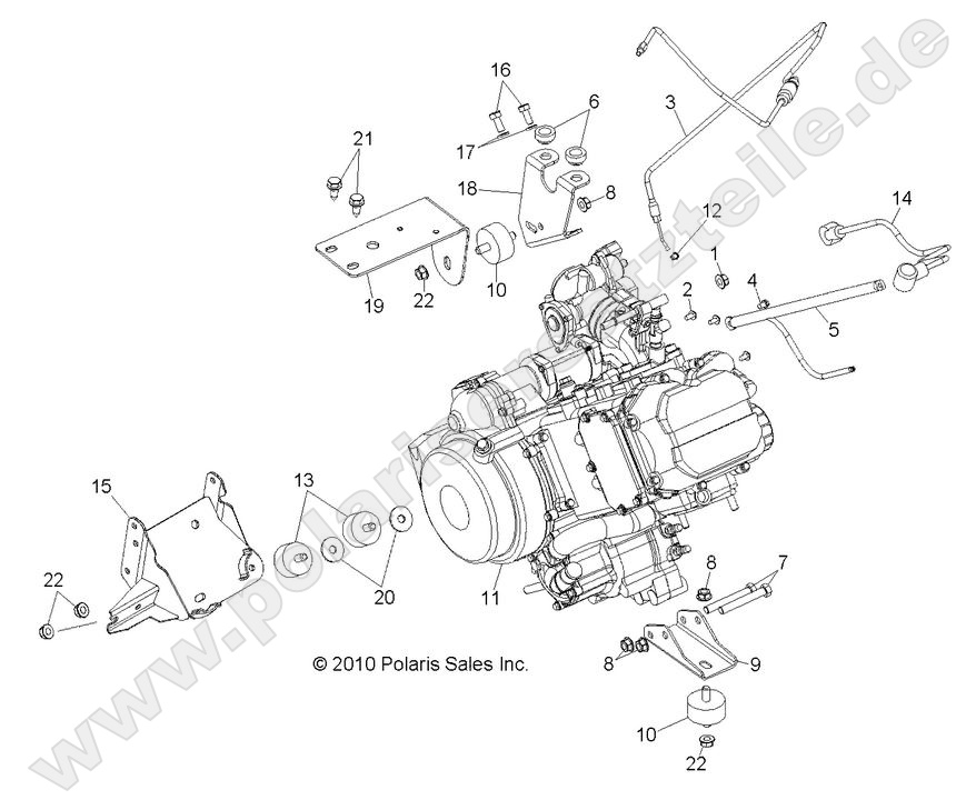 ENGINE, MOUNTING