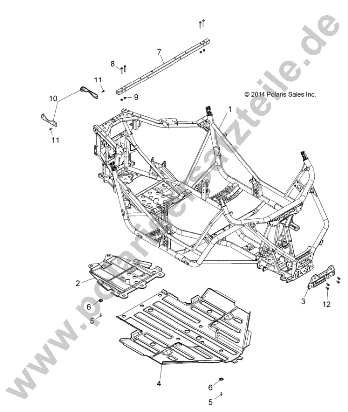 CHASSIS, MAIN FRAME AND SKID PLATE CHASSIS, MAIN FRAME AND SKID PLATE