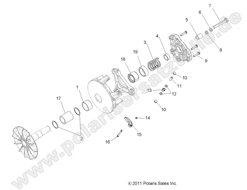 DRIVE TRAIN, PRIMARY CLUTCh DRIVE TRAIN, PRIMARY CLUTCh