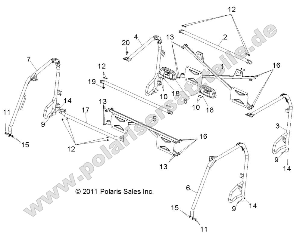Chassis, Cab Frame