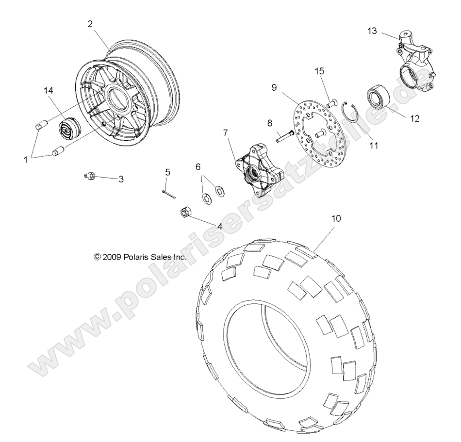WHEELS, FRONT WHEELS, FRONT