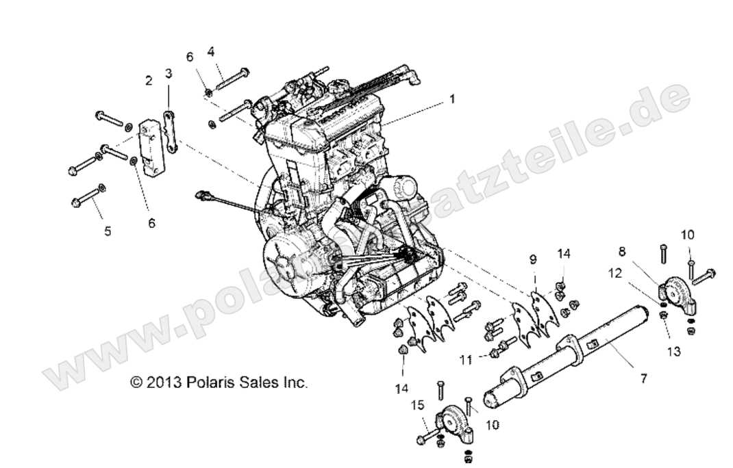 ENGINE, MOUNTING ENGINE, MOUNTING