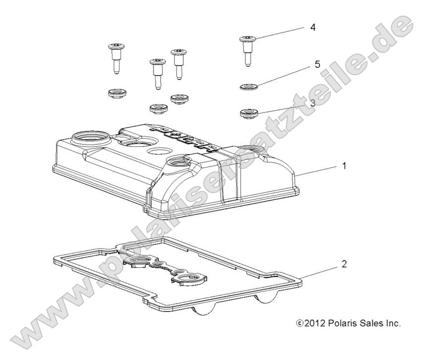 ENGINE, VALVE COVER