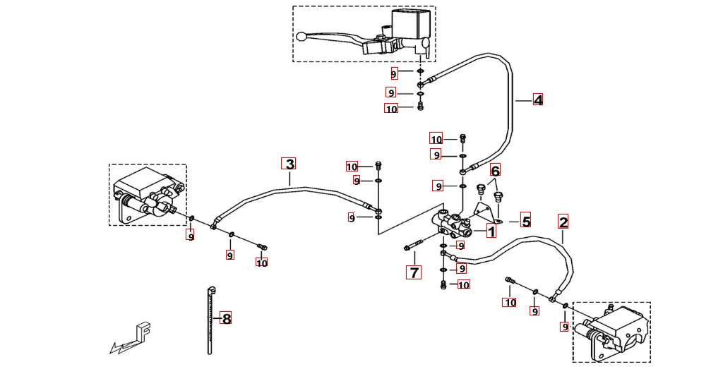Bremssystem vorne Bremssystem vorne
