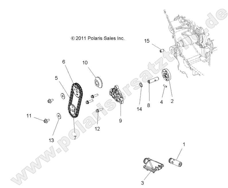 ENGINE, OIL PUMP ENGINE, OIL PUMP