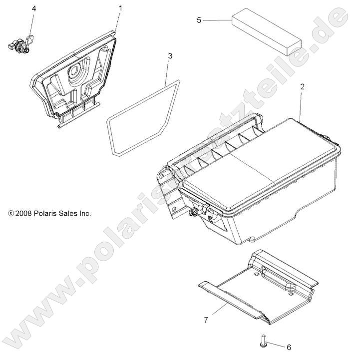 BODY, STORAGE, REAR