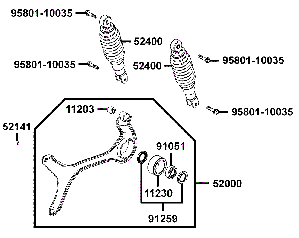 Stossdämpfer hinten Stossdämpfer hinten