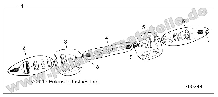 Drive Train, Rear Half Shaft Drive Train, Rear Half Shaft