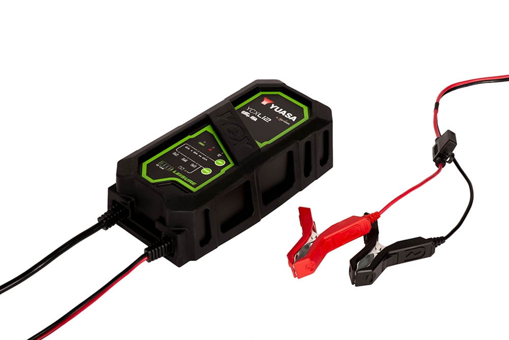 Yuasa YCXL12 Leisure Batterie Ladegerät 12V 12A für Versorgungsbatterien AGM + Lithium