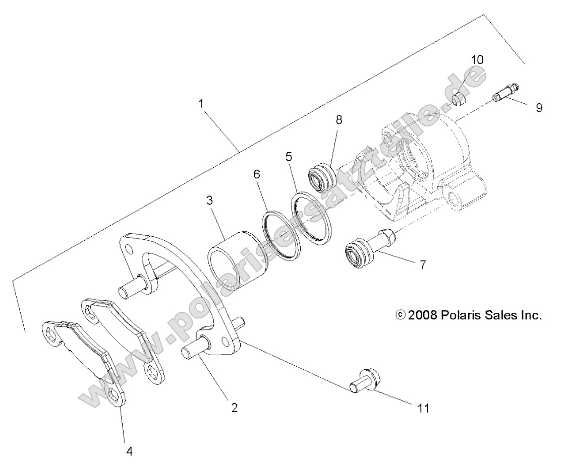 Brakes, Rear Caliper Brakes, Rear Caliper