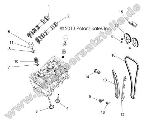 Engine, Valves and Camshafts