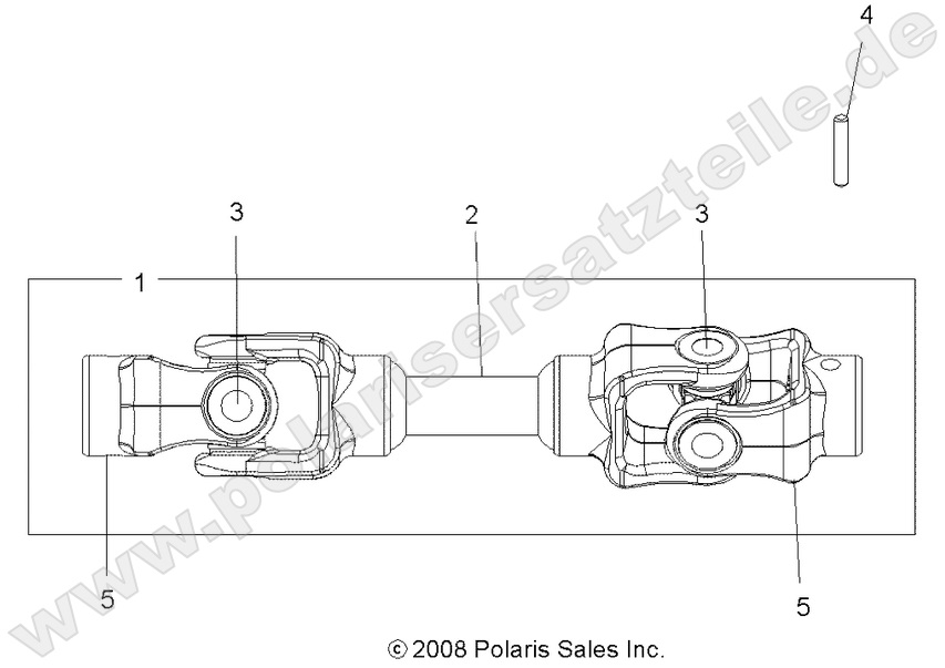 DRIVE TRAIN, REAR PROP SHAFT DRIVE TRAIN, REAR PROP SHAFT