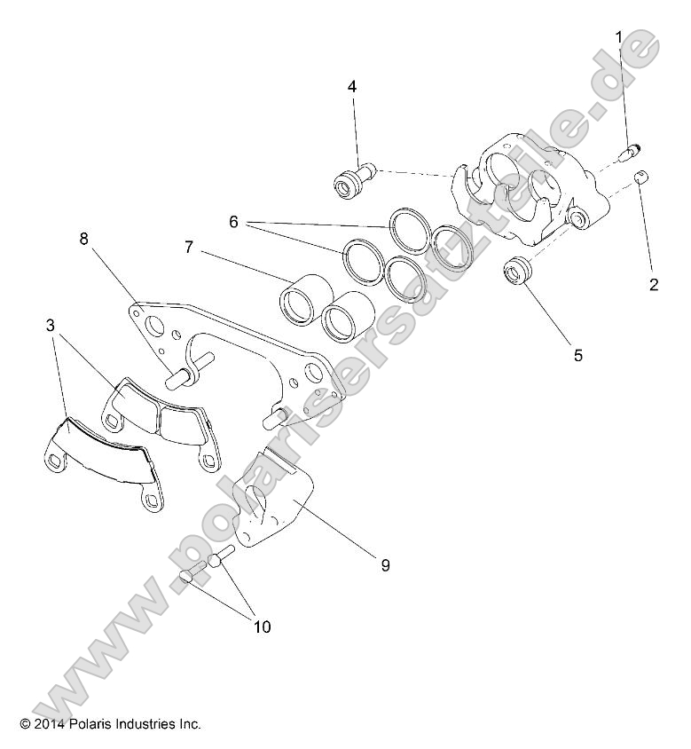 Brakes, Front Caliper Brakes, Front Caliper