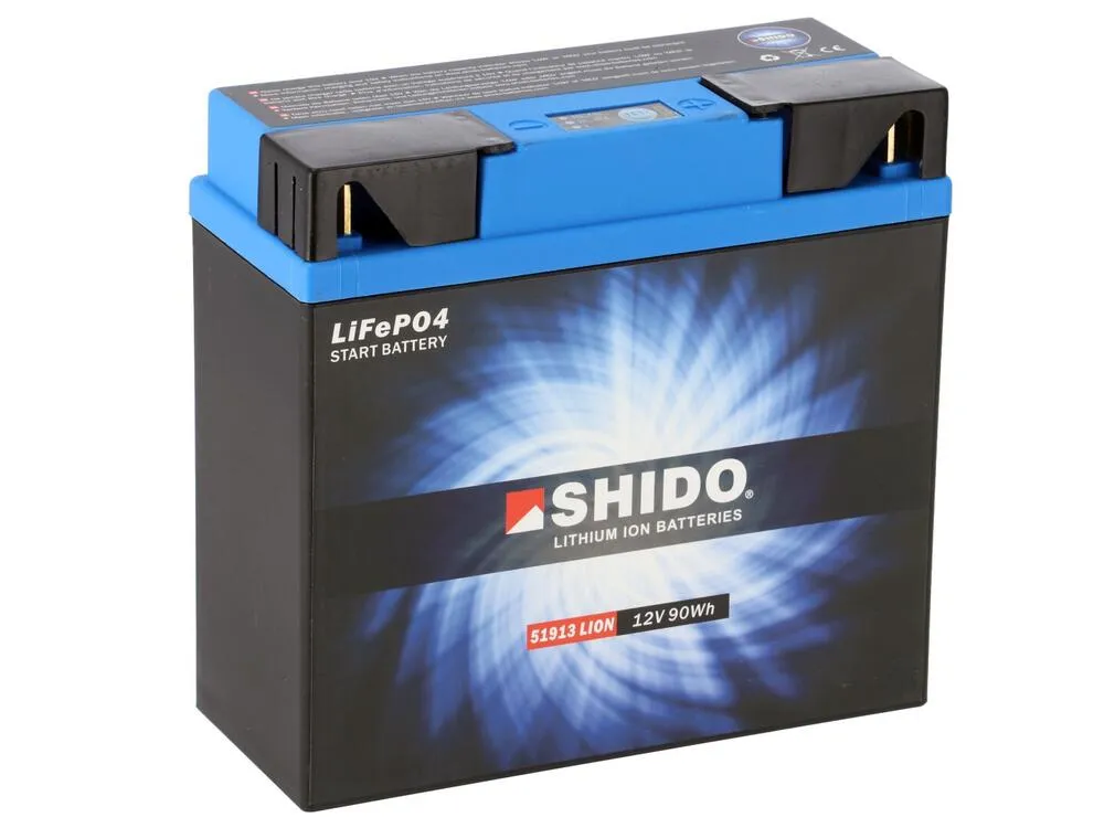 Shido_51913_Lithium_Ionen_Batterie_12V_LiFePO4 Shido 51913 Lithium Ionen Batterie 12V LiFePO4 (51814 YT19BL-BS)