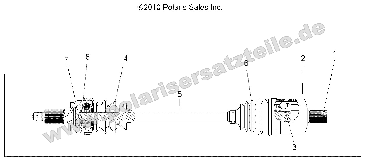 Drive Train, Drive Shaft, Front