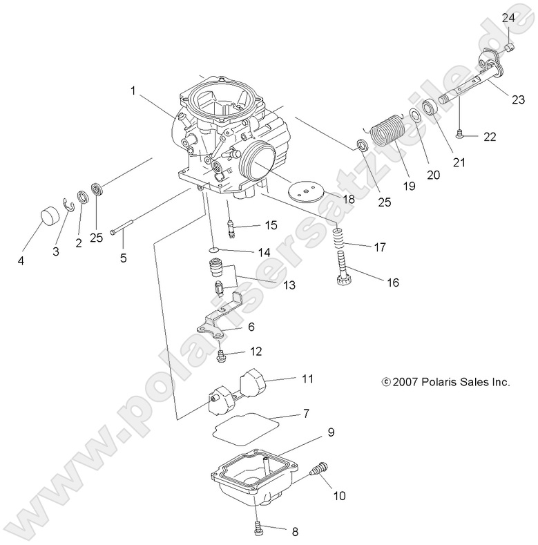 ENGINE, CARBURETOR LOWER ENGINE, CARBURETOR LOWER
