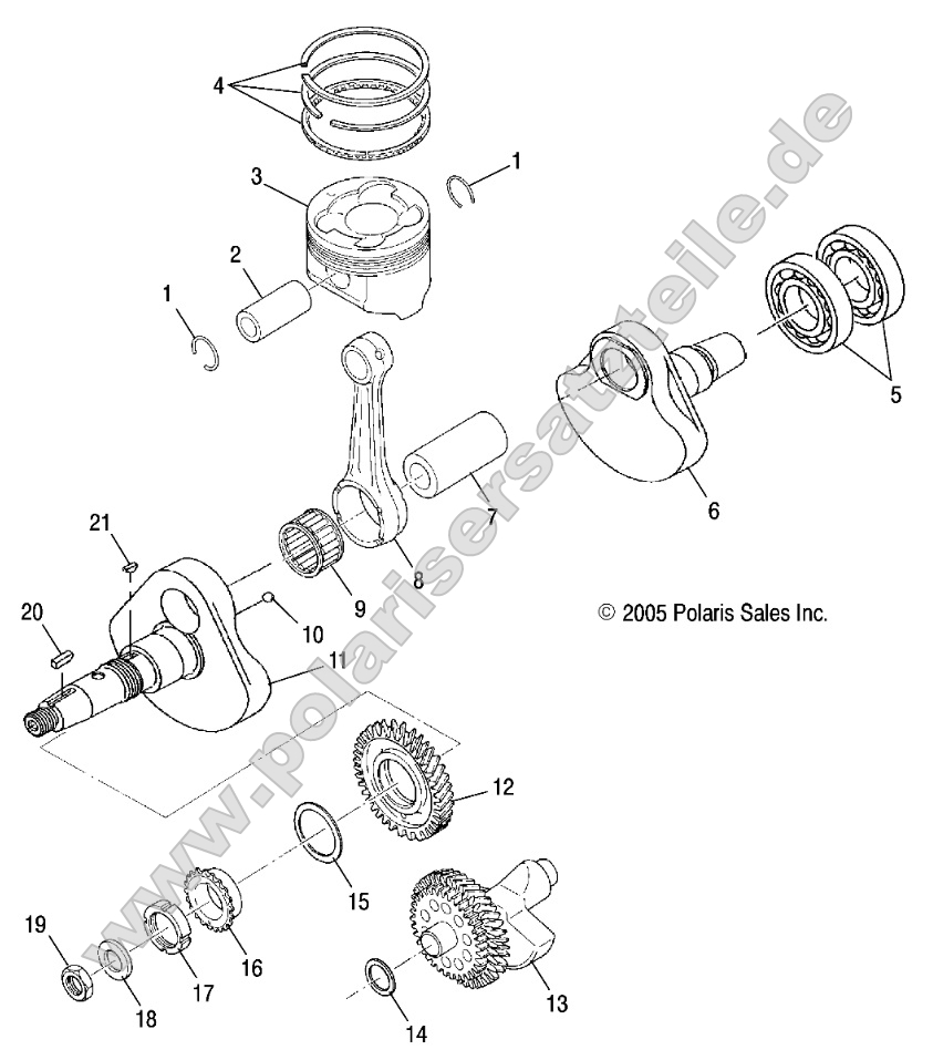 Engine, Crankshaft and Piston Engine, Crankshaft and Piston