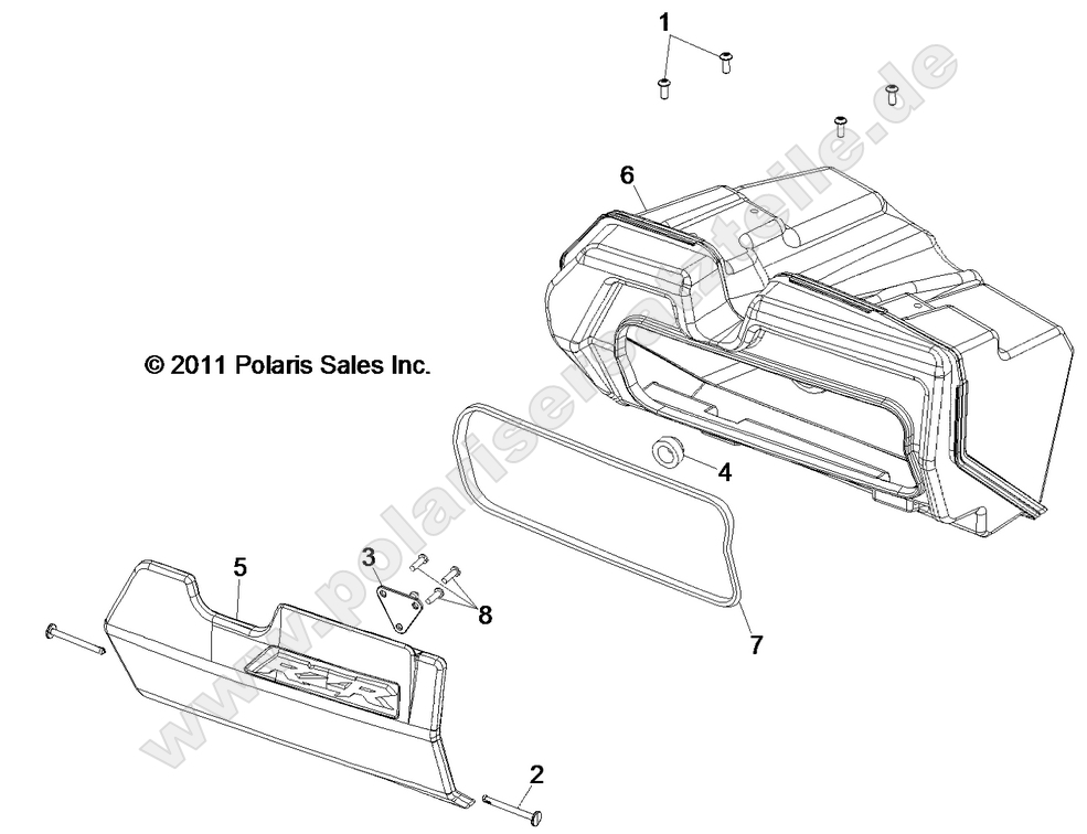 BODY, GLOVEBOX BODY, GLOVEBOX