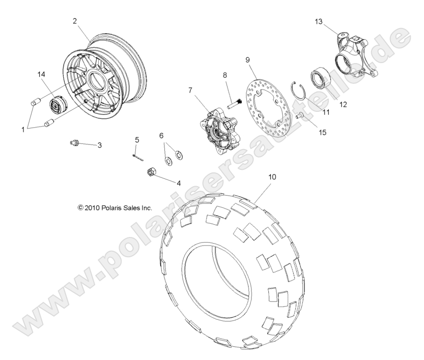 WHEELS, FRONT WHEELS, FRONT