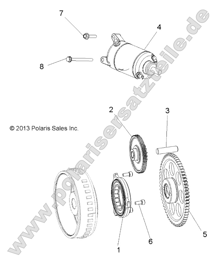 Engine, Starter Drive