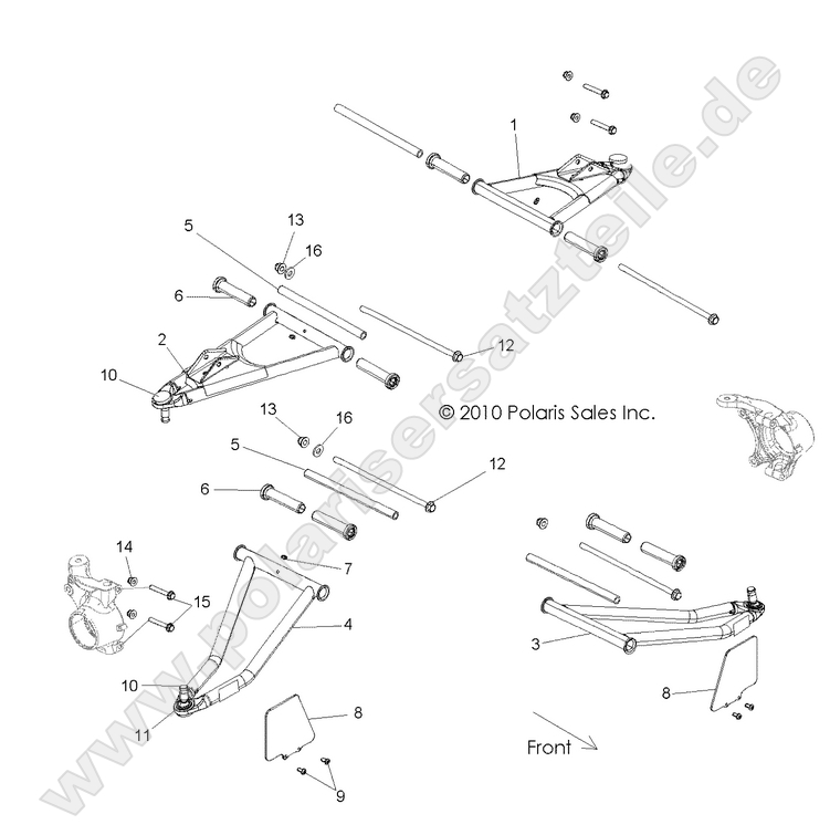 SUSPENSION, FRONT CONTROL ARM SUSPENSION, FRONT CONTROL ARM