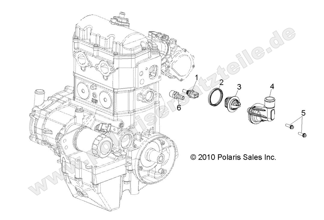 ENGINE, THERMOSTAT