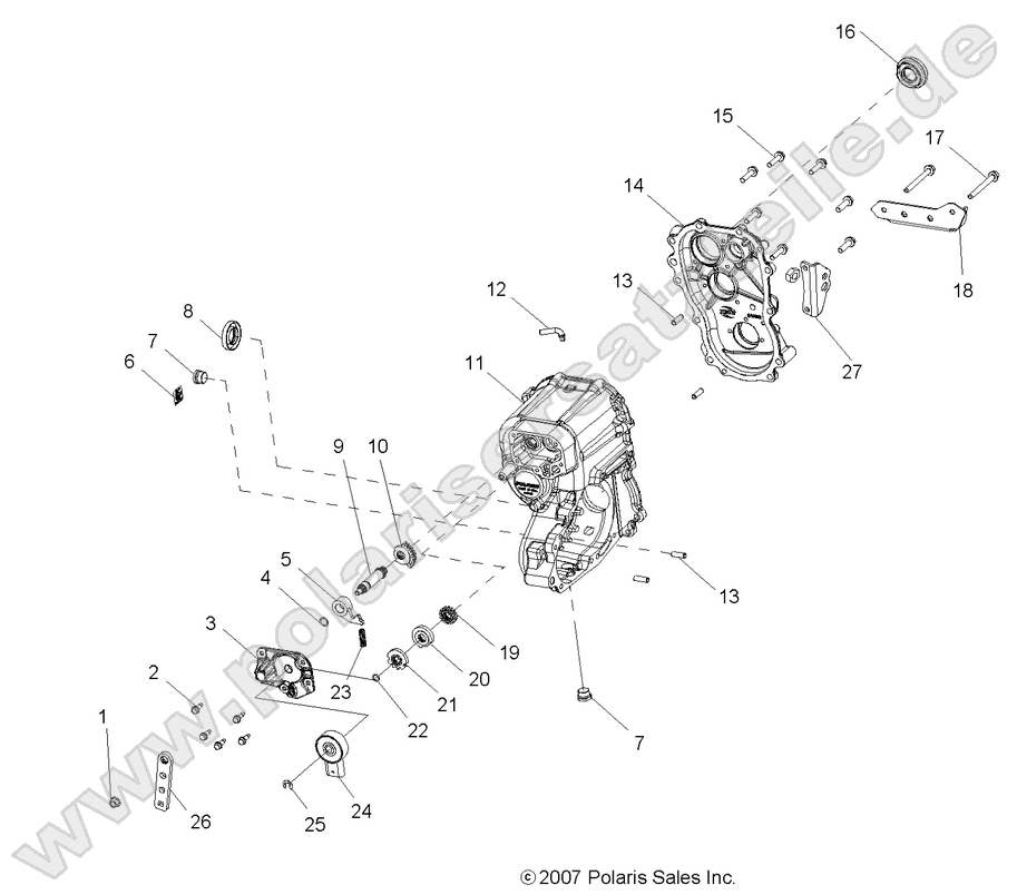 Gearcase, Main Gearcase, Main