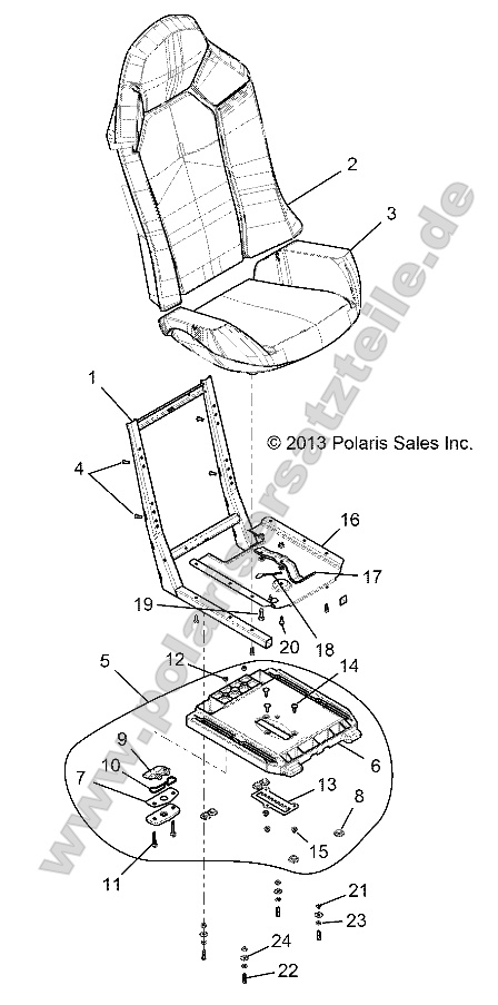 BODY, SEAT ASM. AND SLIDER BODY, SEAT ASM. AND SLIDER