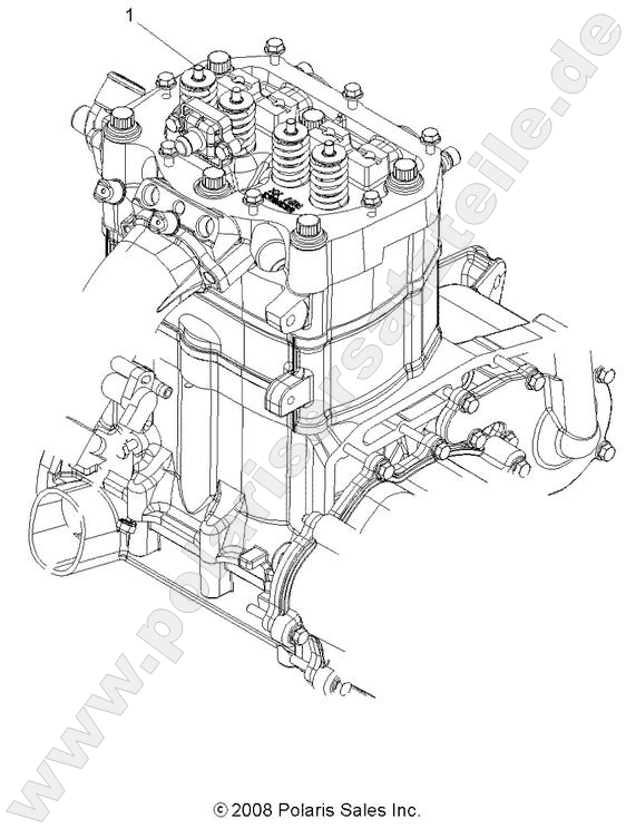 ENGINE, LONG BLOCK