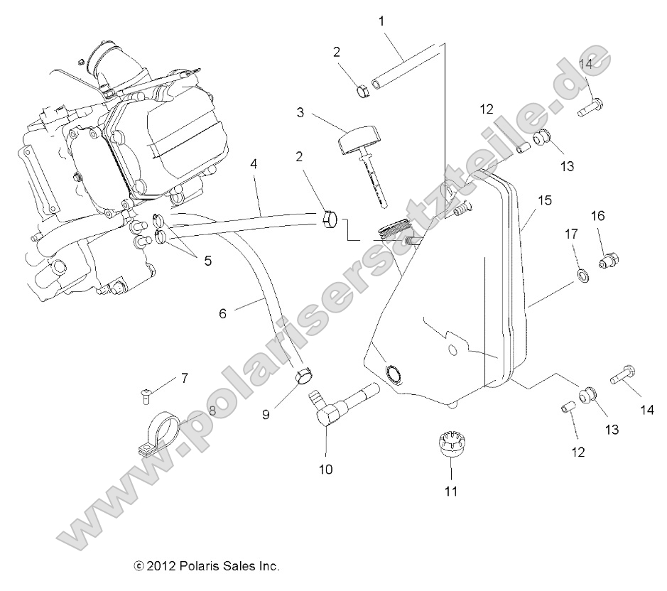 Engine, Oil System and Oil Tank Engine, Oil System and Oil Tank