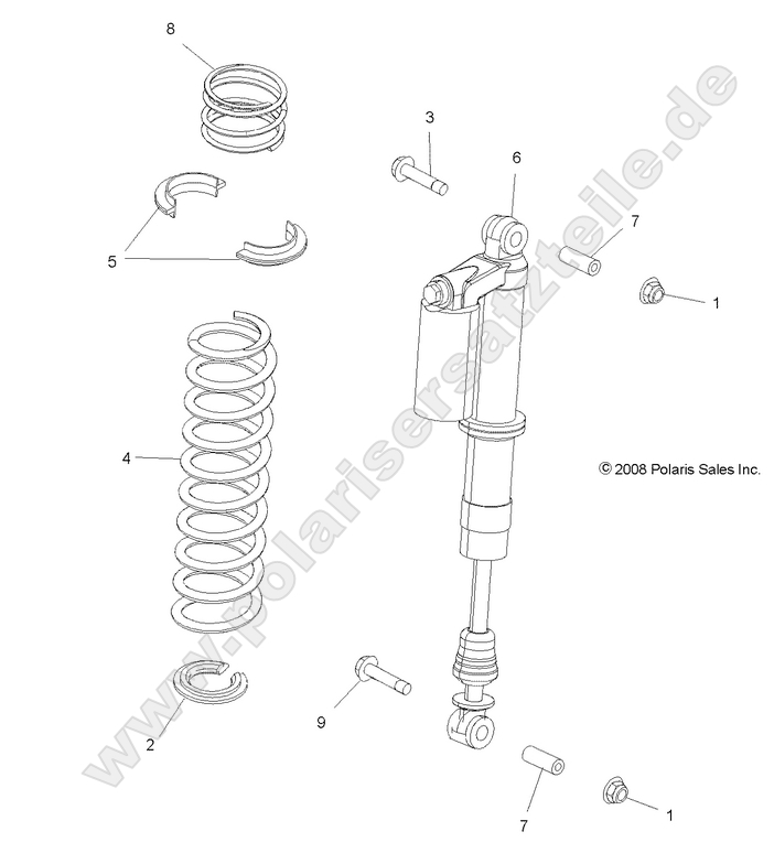 SUSPENSION, FRONT SHOCK MOUNTING SUSPENSION, FRONT SHOCK MOUNTING