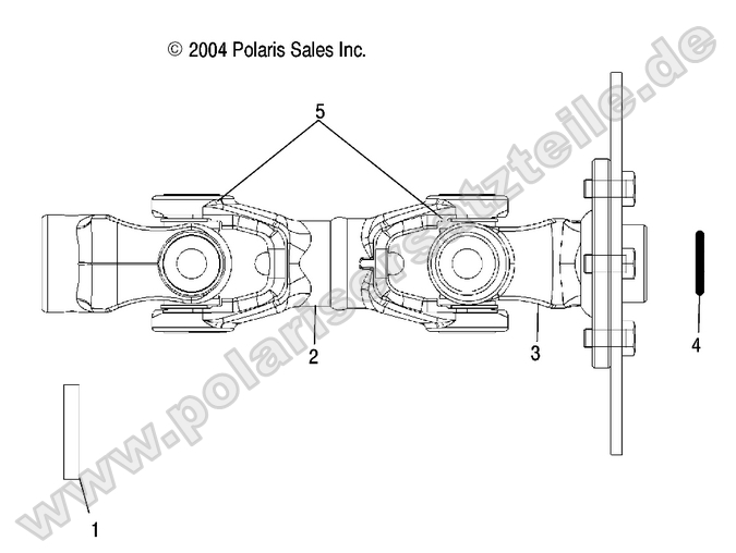 Prop Shaft, Rear