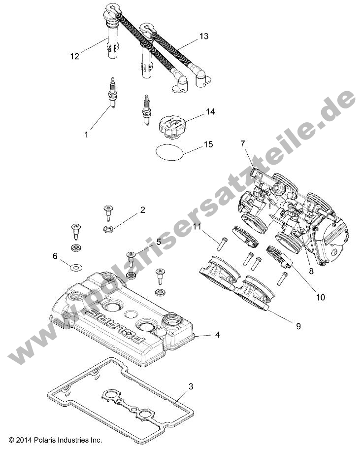 ENGINE, THROTTLE BODY AND VALVE COVER ENGINE, THROTTLE BODY AND VALVE COVER